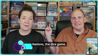 Playthrough Nations the Dice Game with Dave & Ilka