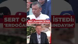 Özgür Özel, Erdoğan'ın arkasında olduğunu belirtti... #shorts