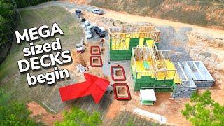 Construction of a MEGA Sized Modern Home PT 34