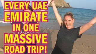 Epic UAE road trip! Seven Emirates in ONE DAY (2018)