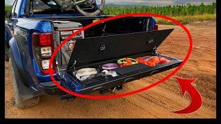 Huracan Fabrication Ranger Tailgate Storage Install Instructions