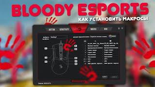 Bloody ESports, как установить макросы на софт от Блади?