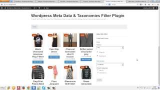 Wordpress Meta Data & Taxonomies Filter Comprehensive Instructions