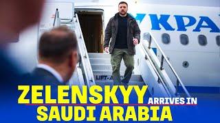 Ukrainian President Zelensky arrives in Saudi Arabia |Jeddah | Ukraine Russia Peace talks |USA