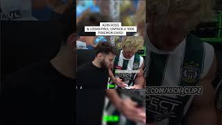ADIN ROSS & LOGAN PAUL UNPACK 100K POKEMON CARD! #adinross #adin #loganpaul #pokemon #charizard