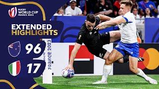 AWESOME All Blacks 14-try rout! | New Zealand v Italy | Rugby World Cup 2023 Extended Highlights