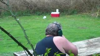 Me firing a 1940's vintage 7X64 Czechoslovakian rifle part 2