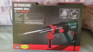 Lidl Parkside Hummer Drill PBH 1050 B2 - Unboxing part1