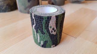 Unbranded Reusable Tactical Fabric Wrap From ebay With Woodland Camouflage