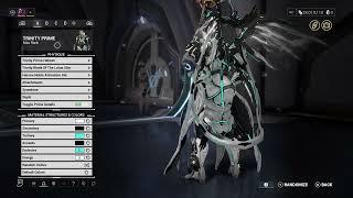 warframe TRINITY PRIME 1st skin fashionframe with details