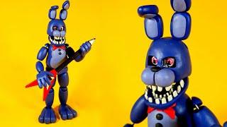 UNWITHERED BONNIE(REMAKE2.0/FNAF FAN MADE) PLASTILINA PORCELANA POLYMER CLAY