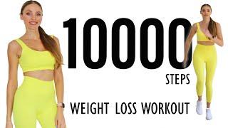 10000 Steps KNEE FRIENDLY Calorie Killer Walking Workout / 10k Step Challenge Cardio Workout