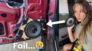 240SX SPEAKER INSTALL.. *GONE WRONG* 