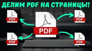 Как разделить PDF файл на части на ИЗИЧЕ? 2 ЛЁГКИХ способа!