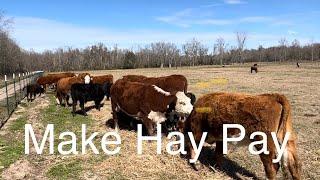 Unroll Hay without Equipment