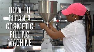 How To Clean A Manual Cosmetic Filling Machine | Prolific Gabrielle