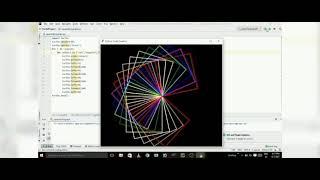 Square Spirograph Using Python Turtle  Module..