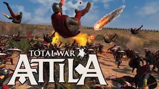 50% осадных отрядов в армии. Total War Attila. Остготы.