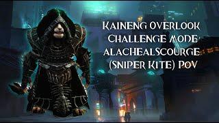 GuildWars2 Kaineng Overlook Challenge Mode - healAlacScourge (SniperKite) PoV