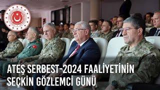 Bakan Güler ve TSK Komuta Kademesi, Ateş Serbest-2024 Faaliyetinin Seçkin Gözlemci Günü'ne Katıldı