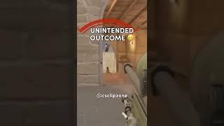 UNINTENDED OUTCOME #cs  #csgo  #cs2  #counterstrike  #csclips #counterstrikeclips #fyp #trending