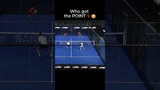 Who’s point is this? #fyp #padel #highlights #padelvideos