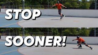 How to Modify Your Powerslide on Inline Skates to Stop Sooner