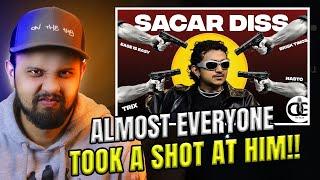 SACAR VS EVERYBODY|| #reaction SACAR : EVERY DISS HE GOT