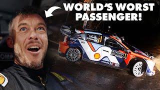 World Champ’s Adrenaline Rush: First-Time Rally Car Experience!