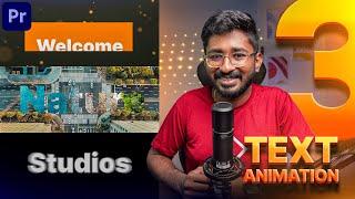 எனக்கு ரொம்ப பிடிச்ச 3 Premiere Pro Text Animation