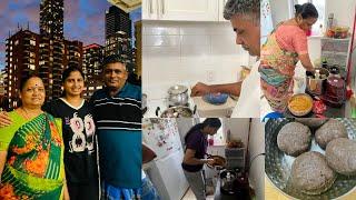 அம்மா அப்பாவின் Sunday Samayal | They did not allow me to Cook | Mutton kulambu and Chicken Fry