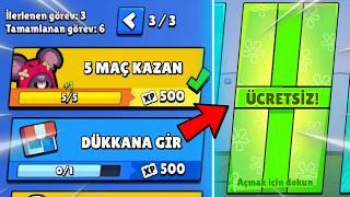 SON ÜCRETSİZ ÖDÜLÜ ALDIM! Brawl Stars