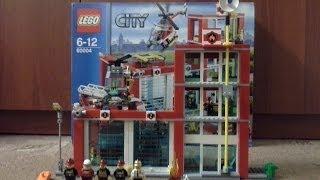 Обзор LEGO CITY Пожарная часть 60004