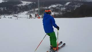 Motya's ski freestyle, start. 2021