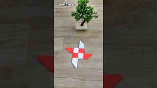 "Easy Origami Shuriken Anyone Can Make!"