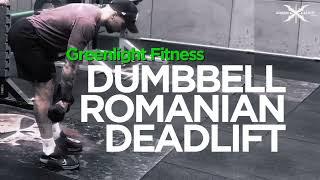 Dumbbell Romanian Deadlift - RDL