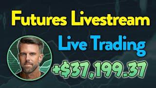 +$37,199.37 Profit - LIVE Day Trading! Market Clubhouse Futures Livestream - June 23rd, 2025