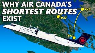 Why Air Canada's Shortest Flights Exist