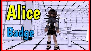 How to get ALICE Badge in FPE RANDOM PAPERS SKETCH RP Roblox