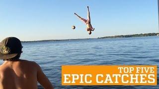 TOP FIVE EPIC CATCHES | PEOPLE ARE AWESOME