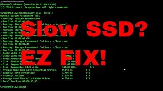 Speed up SSD Windows 10