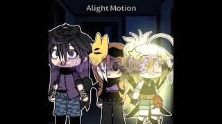 she just swallowed a flashlight..// #meme// #gacha// #alaightmotionedit//w my dear yumi and my boy:D