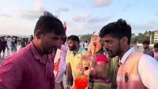 Ganpati bapa  #mumbaibappa #ganpatipooja#ganeshchaturthi #maharashtra #juhubeach