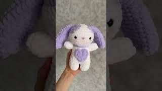 Вязаный зайка - милка крючком #амигуруми #amigurumi #вязанаяигрушка #вязание #crochet