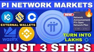 Pi network Withdrawal Successful After 3 Steps | Transfer Pi coin Exchange Wallet | New update news