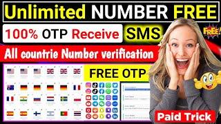 Top 5 Sites Virtual Number Free OTP Receive | How To Get Unlimited OTP FOR Verification | otp bypass