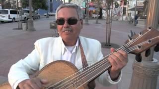 "Cascabel" Los Angeles Musicos Callejeros - Street Musicians - Guitarron