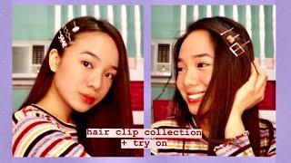 Trendy Hair Clips + How I style it | TRY ON HAUL 2019 | Shopee (Philippines)