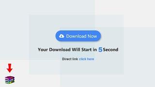 Download Button With A Countdown Timer | Click Download Button Then Start Countdown Timer