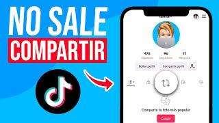 NO ME SALE el BOTON de COMPARTIR en TikTok (SOLUCION!)